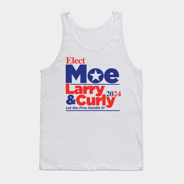 Larry Curly Moe 2024 Tank Top by MindsparkCreative